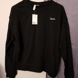 NWT Black Sweatshirt
